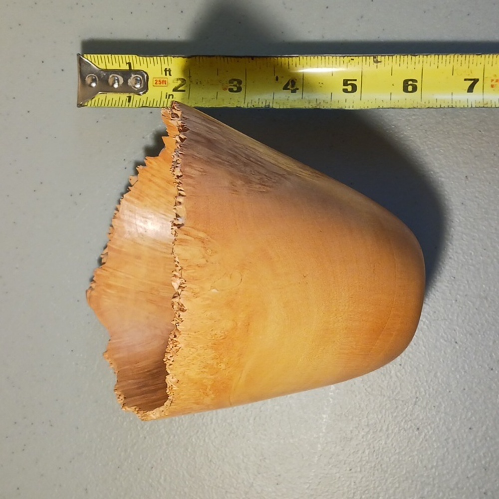Box Elder Wood Bowl Hand Carved One-of-a-kind #eshopchicago Wooden Turned Art - Picture 5 of 7